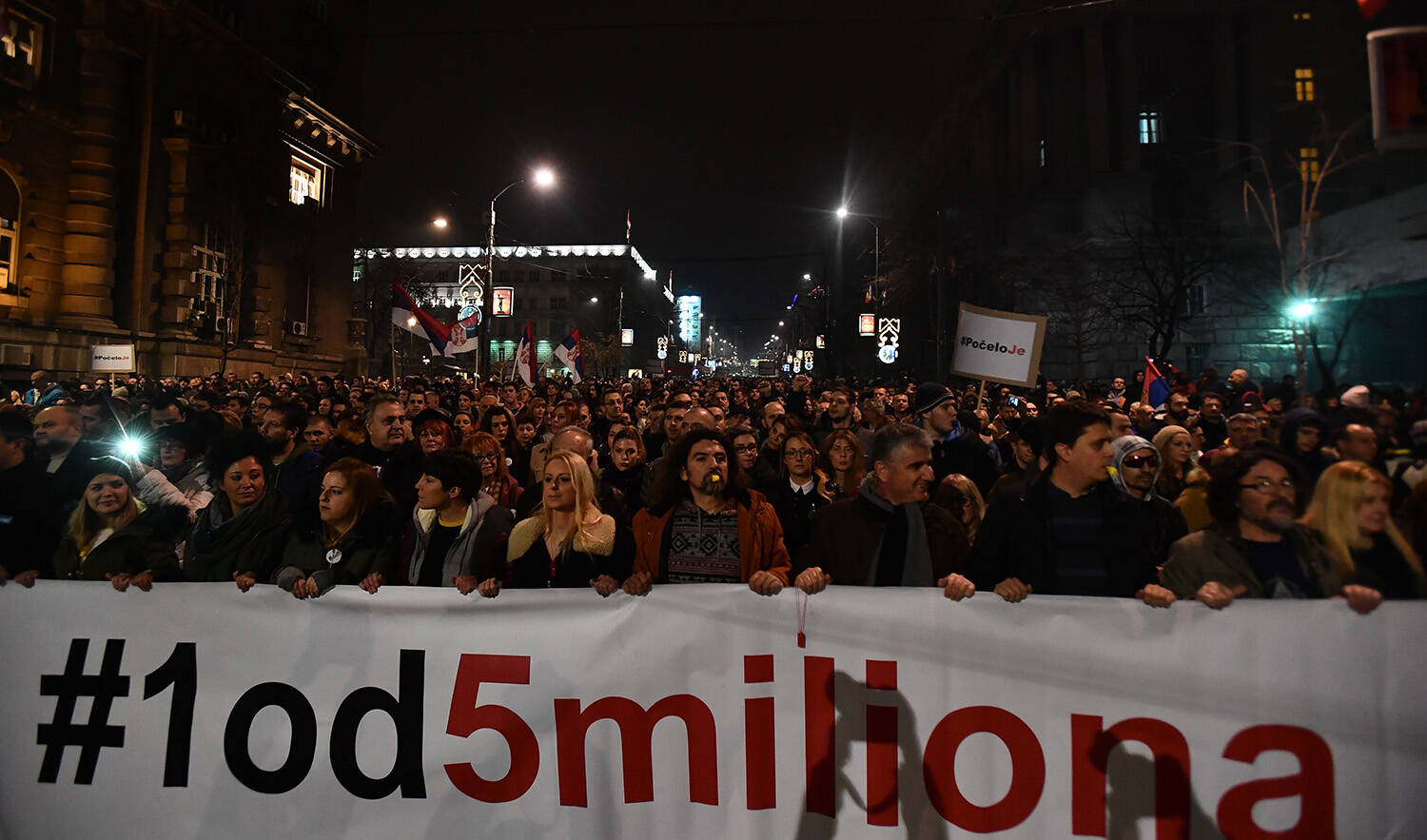 Protest Jedan od pet miliona Foto: Srđan Ilić