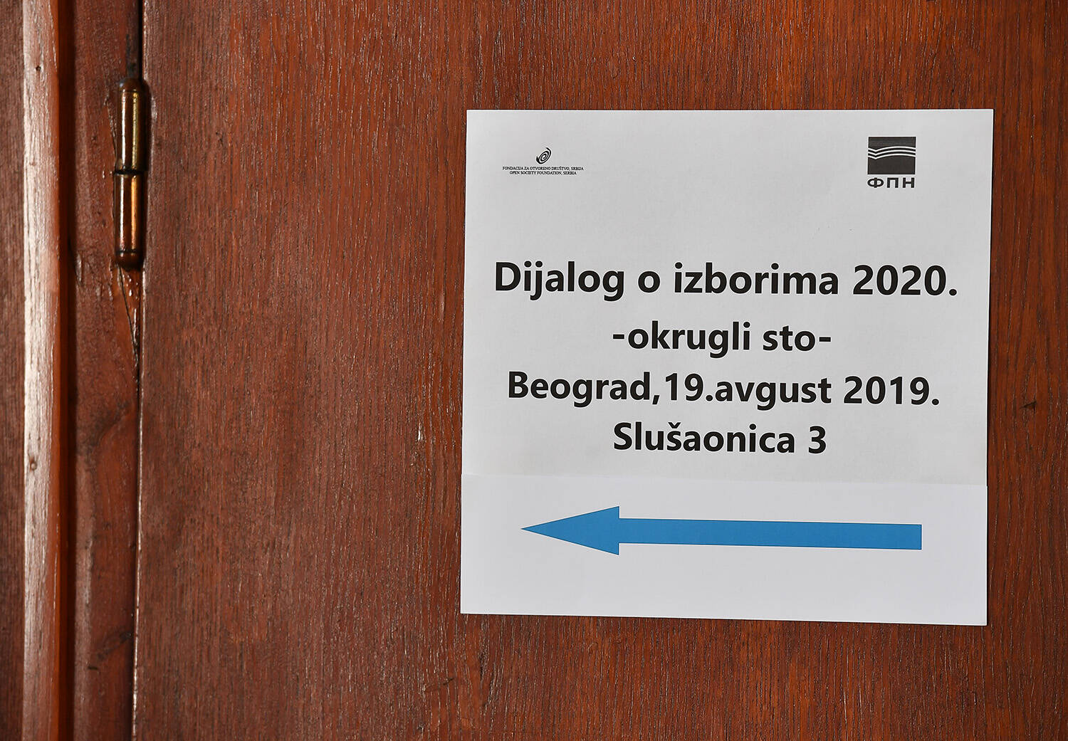 Treći sastanak vlasti i opozicije na Fakultetu političkih nauka / Foto: Srđan Ilić